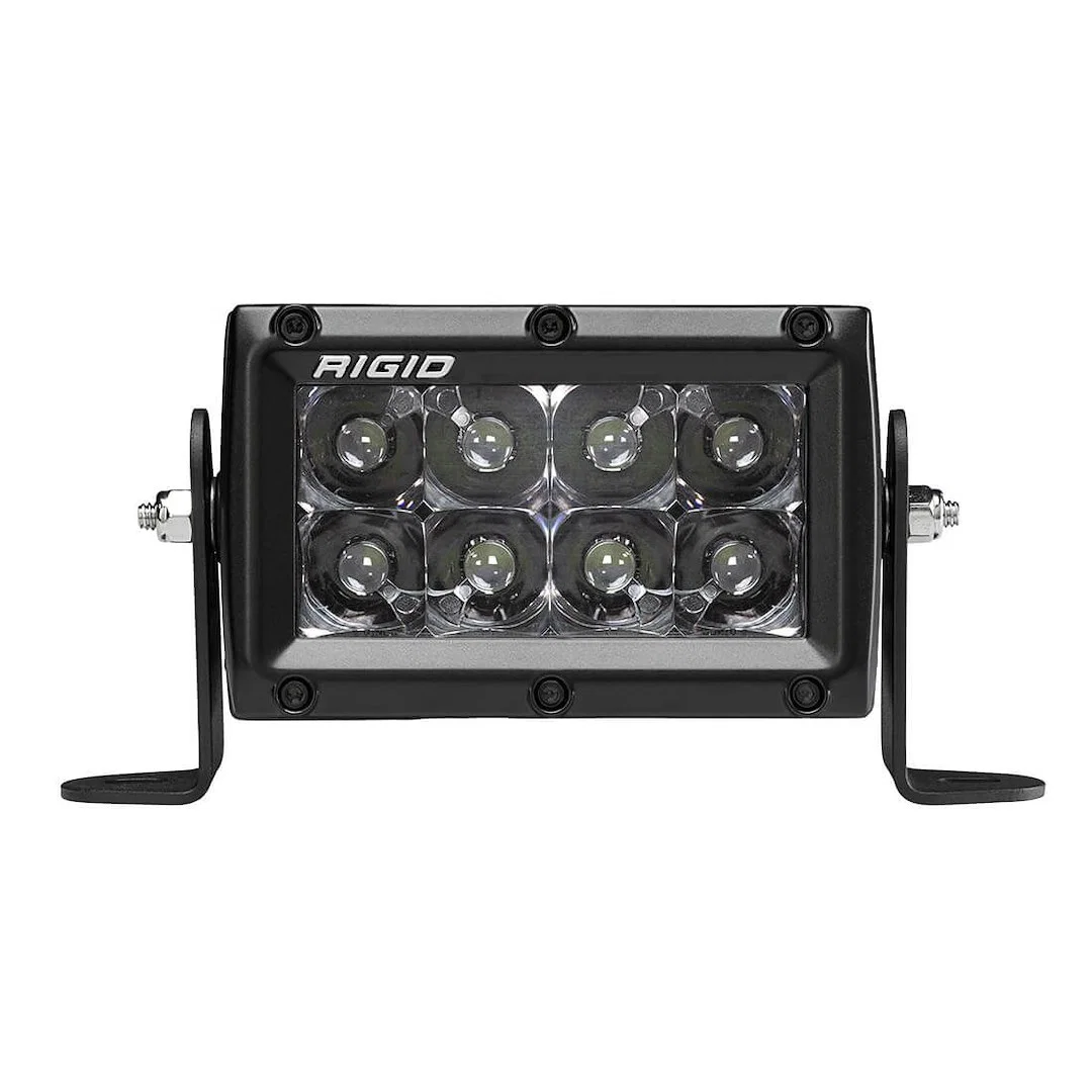 104213BLK – RIGID IND Driving/ Fog Light, LED Bulb 8 Clear LED 4 Inch Length 56 Watt Bulbs Amp Draw 4.36 AMP Spot Bea...